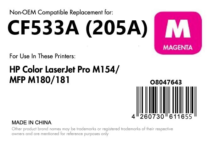 OFFICE-Partner Premium Toner - alternativ zu HP 205A (CF533A) - magenta OFFICE-Partner Premium Toner - alternativ zu HP 205A (CF533A) - magenta
